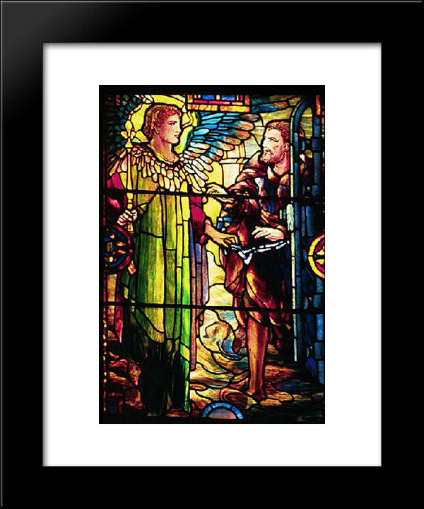 The Release Of Peter 20x24 Black Modern Wood Framed Art Print Poster by Tiffany, Louis Comfort
