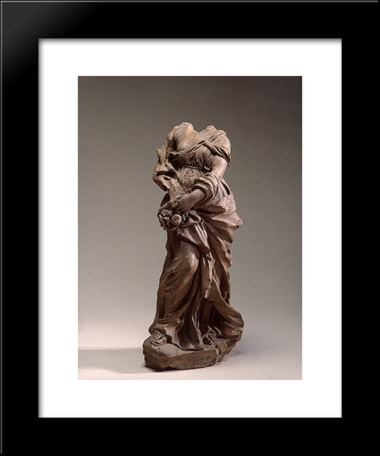 Generosity 20x24 Black Modern Wood Framed Art Print Poster by Algardi, Alessandro