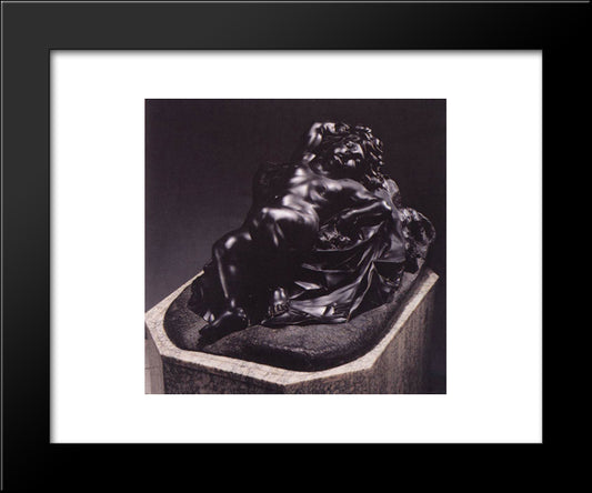 Sleep 20x24 Black Modern Wood Framed Art Print Poster by Algardi, Alessandro