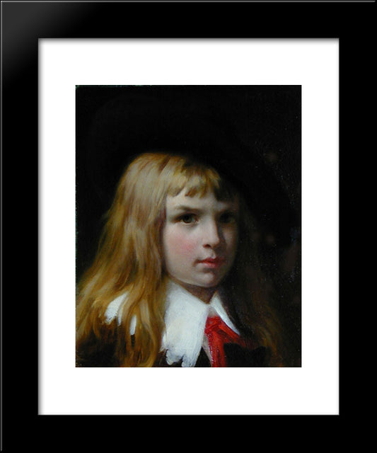 Little Lord Fauntelroy 20x24 Black Modern Wood Framed Art Print Poster by Cot, Pierre Auguste