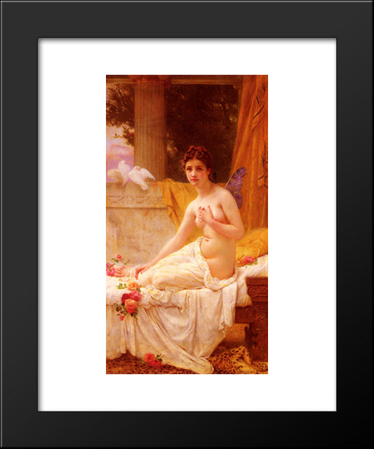 Psyche 20x24 Black Modern Wood Framed Art Print Poster by Seignac, Guillaume