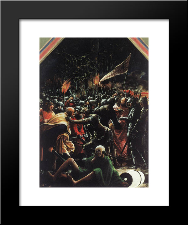 The Arrest Of Christ 20x24 Black Modern Wood Framed Art Print Poster by van Alsloot, Denys