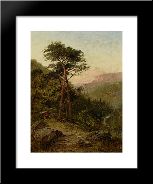 Evening, North Wales 20x24 Black Modern Wood Framed Art Print Poster by Leader, Benjamin Williams