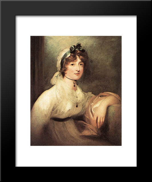 Diana Stuart, Lady Milner 20x24 Black Modern Wood Framed Art Print Poster by Lawrence, Sir Thomas