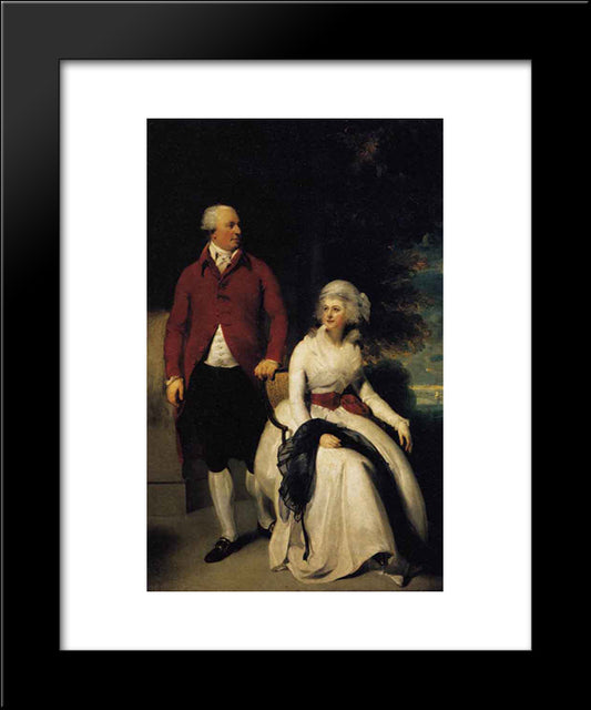 Mr And Mrs John Julius Angerstein 20x24 Black Modern Wood Framed Art Print Poster by Lawrence, Sir Thomas