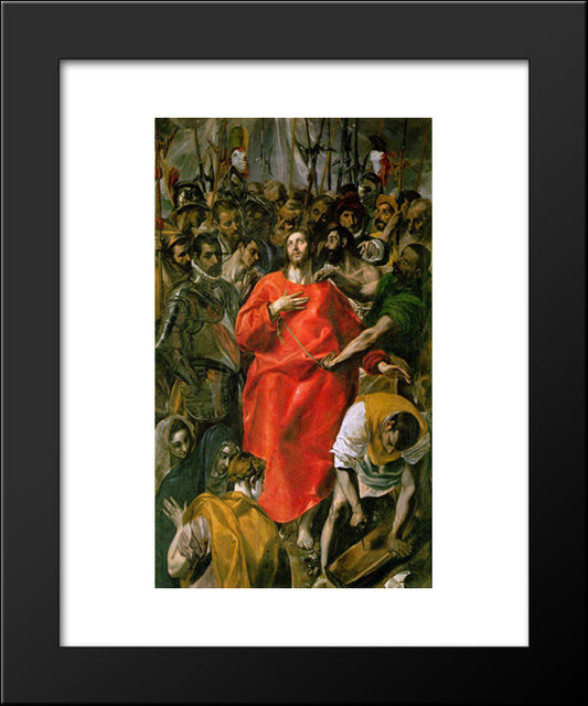 The Spoliation 20x24 Black Modern Wood Framed Art Print Poster by El Greco