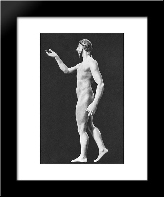 The Risen Christ 20x24 Black Modern Wood Framed Art Print Poster by El Greco