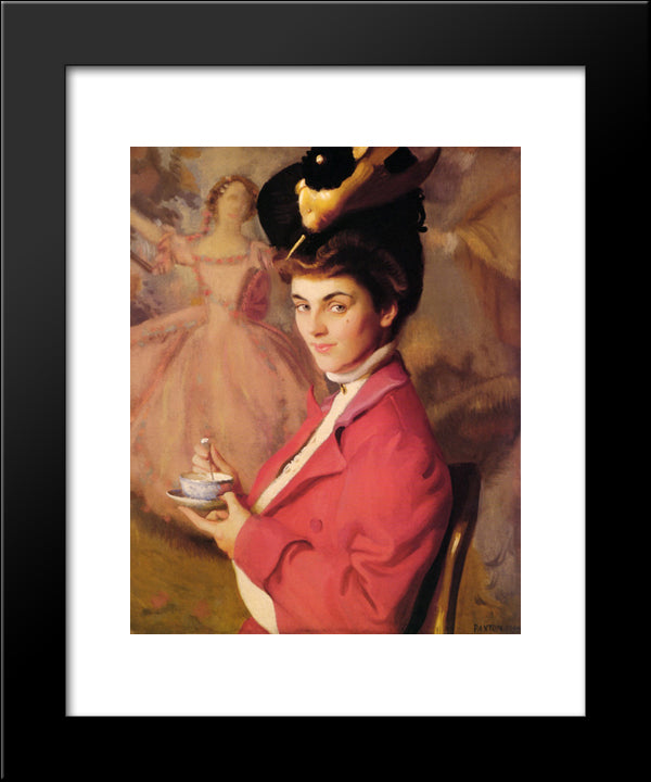 Cherry 20x24 Black Modern Wood Framed Art Print Poster by Paxton, William McGregor