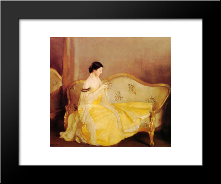 The Crystal 20x24 Black Modern Wood Framed Art Print Poster by Paxton, William McGregor