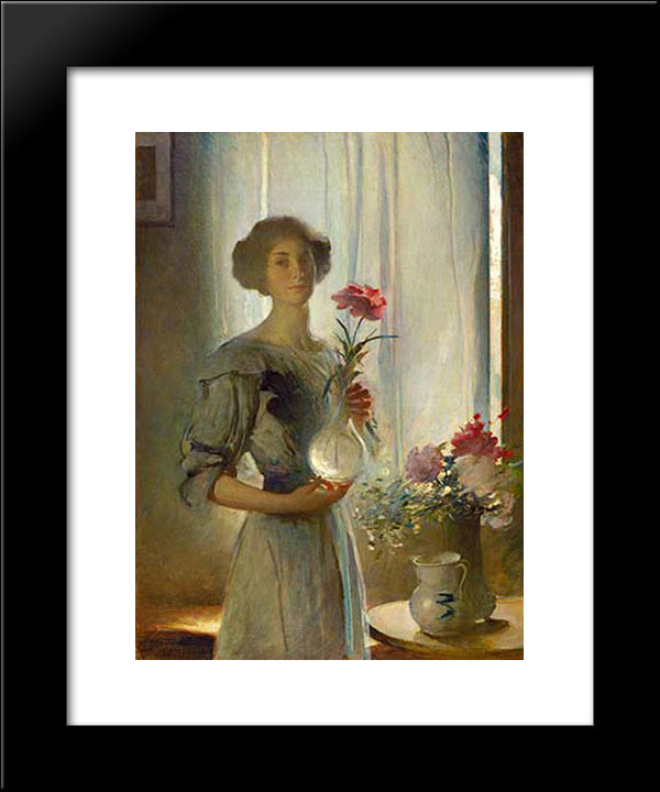 June 20x24 Black Modern Wood Framed Art Print Poster by Alexander, John White