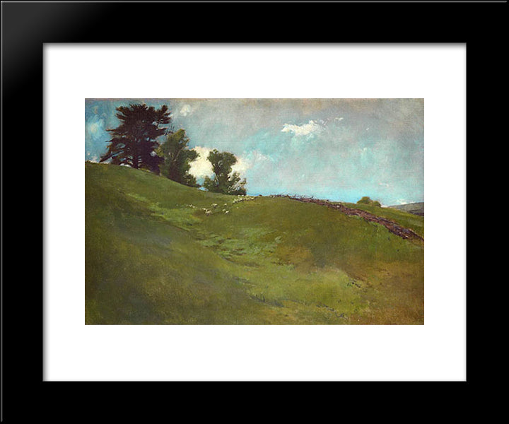 Landscape, Cornish, N.H. 20x24 Black Modern Wood Framed Art Print Poster by Alexander, John White
