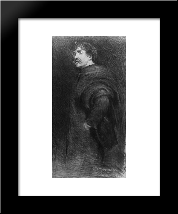 James Mcneill Whistler 20x24 Black Modern Wood Framed Art Print Poster by Alexander, John White
