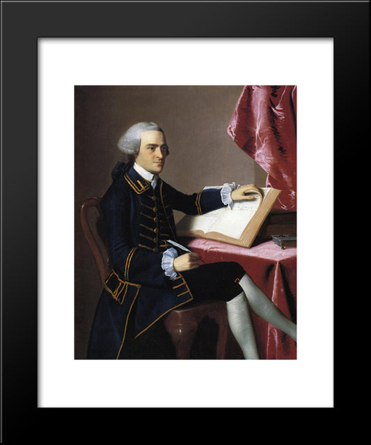 John Hancock 20x24 Black Modern Wood Framed Art Print Poster by Copley, John Singleton