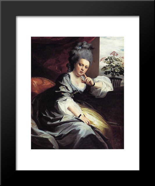 Mrs. Clark Gayton 20x24 Black Modern Wood Framed Art Print Poster by Copley, John Singleton