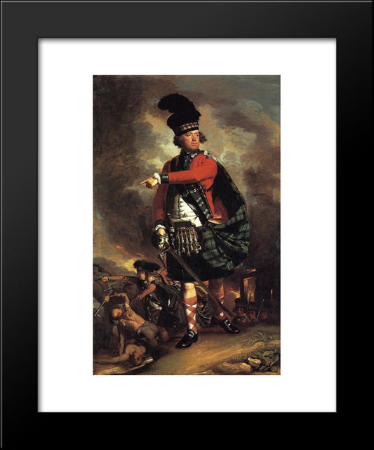 Major Hugh Montgomerie 20x24 Black Modern Wood Framed Art Print Poster by Copley, John Singleton