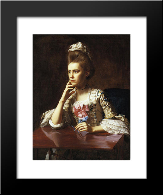 Mrs. Richard Skinner 20x24 Black Modern Wood Framed Art Print Poster by Copley, John Singleton