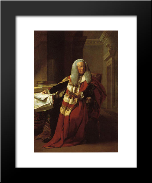 William Murray, 1St Earl Of Mansfield 20x24 Black Modern Wood Framed Art Print Poster by Copley, John Singleton