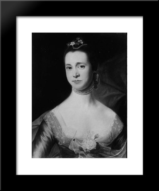 Mrs. Edward Green (Mary Storer) 20x24 Black Modern Wood Framed Art Print Poster by Copley, John Singleton