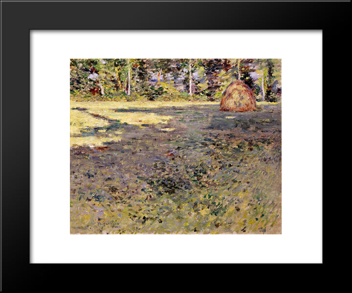 Afternoon Shadows 20x24 Black Modern Wood Framed Art Print Poster by Robinson, Theodore