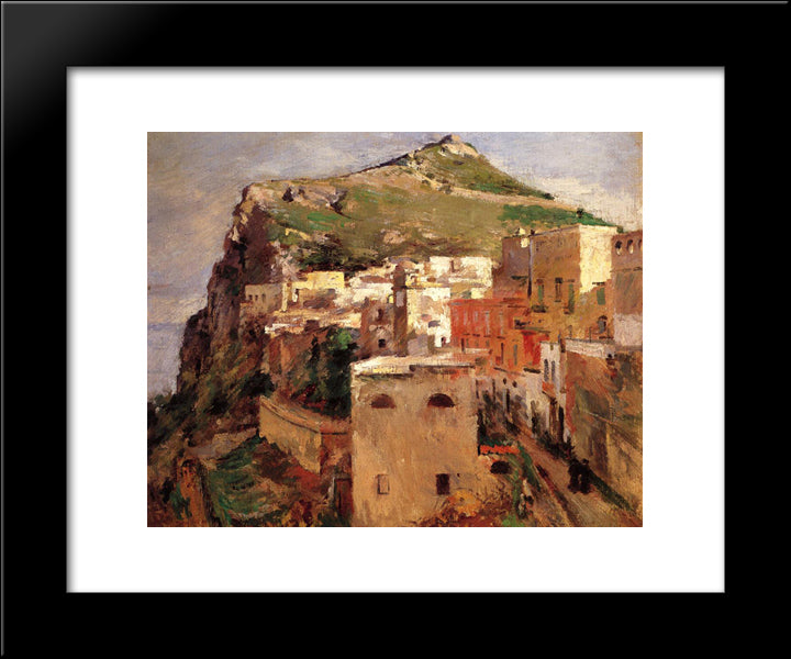 Capri 20x24 Black Modern Wood Framed Art Print Poster by Robinson, Theodore