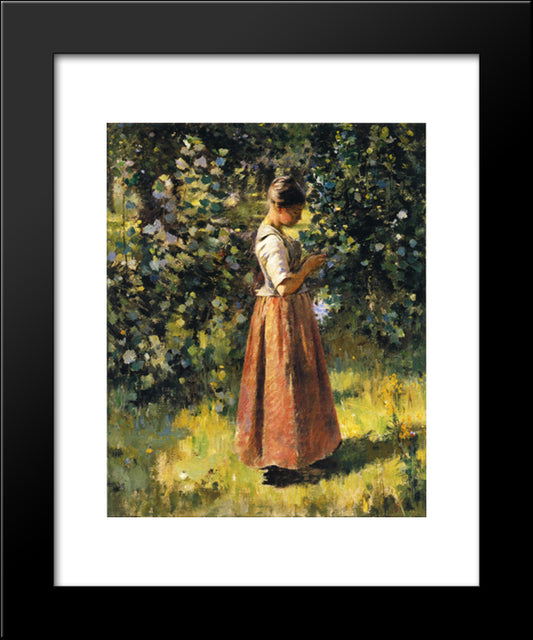 In The Grove 20x24 Black Modern Wood Framed Art Print Poster by Robinson, Theodore