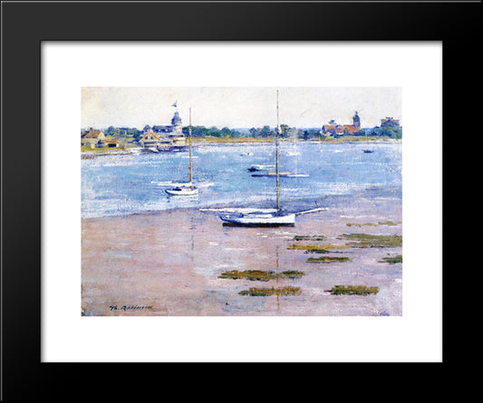 Low Tide 20x24 Black Modern Wood Framed Art Print Poster by Robinson, Theodore