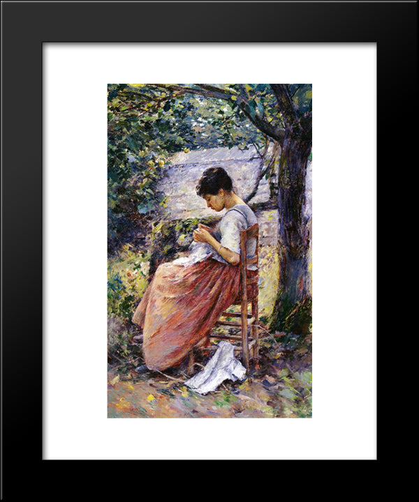 The Layette 20x24 Black Modern Wood Framed Art Print Poster by Robinson, Theodore