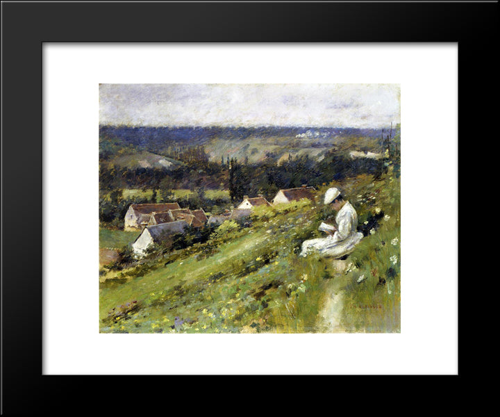 Val D'Arconville 20x24 Black Modern Wood Framed Art Print Poster by Robinson, Theodore