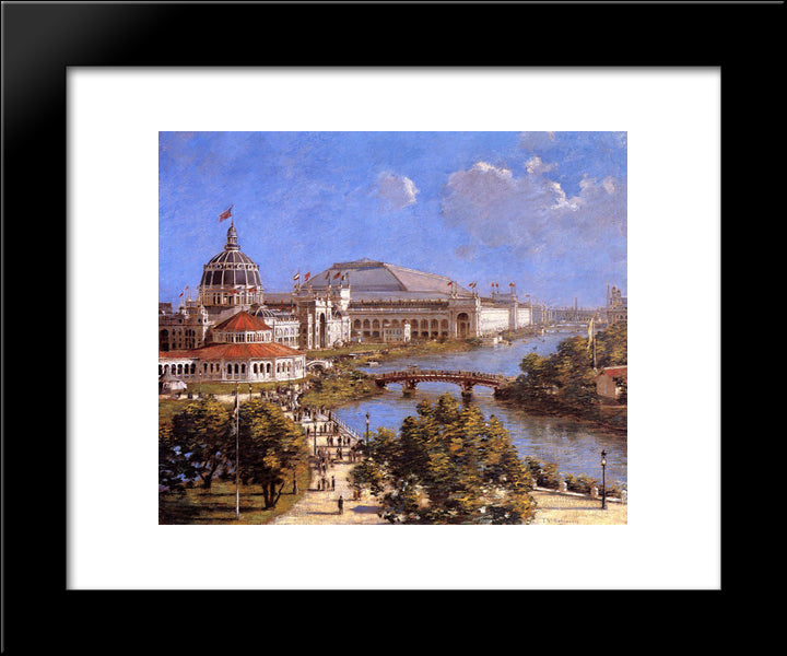 World'S Columbian Exposition 20x24 Black Modern Wood Framed Art Print Poster by Robinson, Theodore