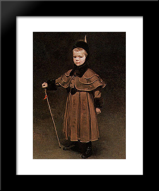 Portrait Of Cecil Kent Drinker 20x24 Black Modern Wood Framed Art Print Poster by Beaux, Cecilia