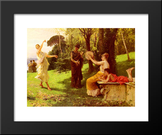 The Dance 20x24 Black Modern Wood Framed Art Print Poster by Andreotti, Federico