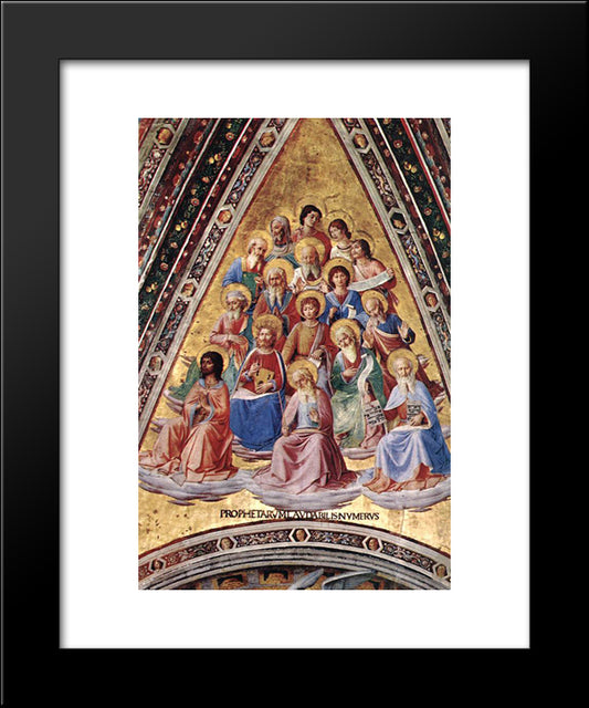 Prophets 20x24 Black Modern Wood Framed Art Print Poster by Angelico, Fra