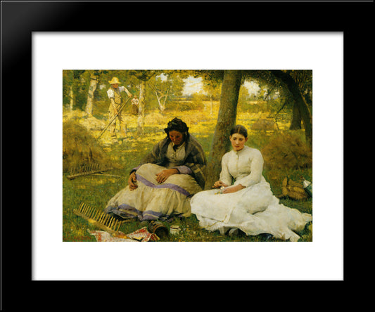 Day Dreams 20x24 Black Modern Wood Framed Art Print Poster by Clausen, Sir George