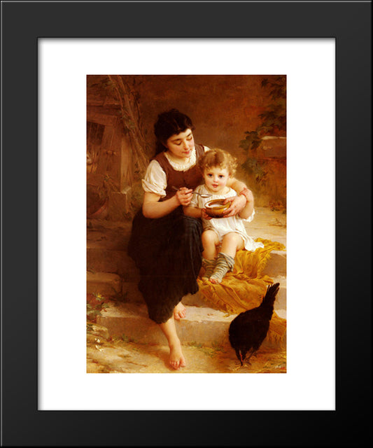 La Grande Soeur 20x24 Black Modern Wood Framed Art Print Poster by Munier, Emile