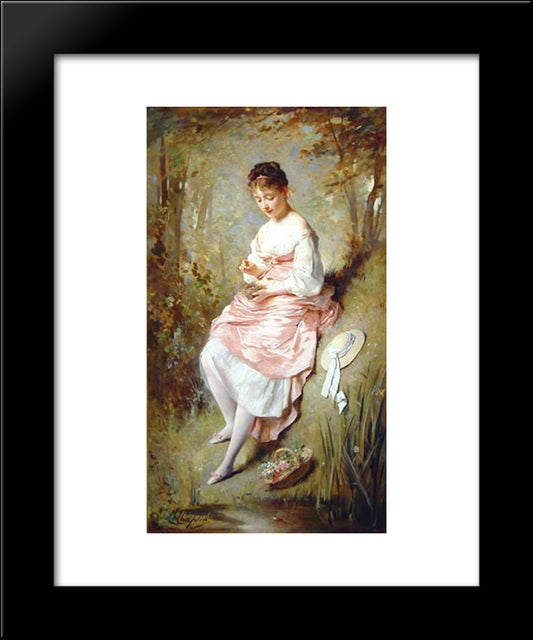 The Bird's Nest 20x24 Black Modern Wood Framed Art Print Poster by Chaplin, Charles Joshua
