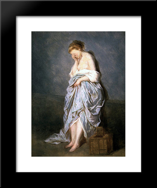 The Lost Bird 20x24 Black Modern Wood Framed Art Print Poster by Chaplin, Charles Joshua