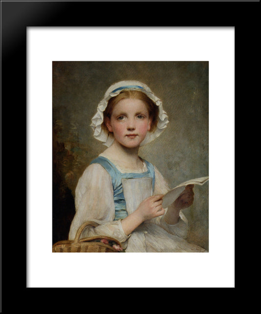 The Letter 20x24 Black Modern Wood Framed Art Print Poster by Chaplin, Charles Joshua