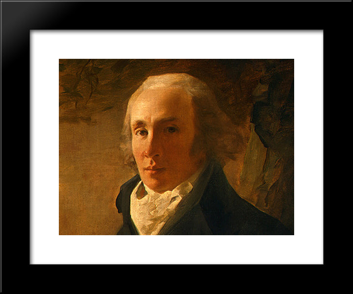 David Anderson [Detail #1] 20x24 Black Modern Wood Framed Art Print Poster by Raeburn, Henry