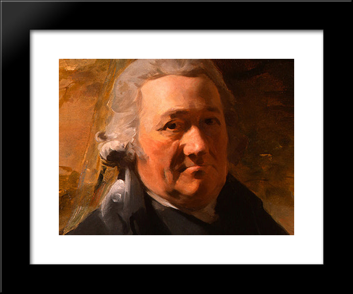 John Tait And His Grandson [Detail #2] 20x24 Black Modern Wood Framed Art Print Poster by Raeburn, Henry