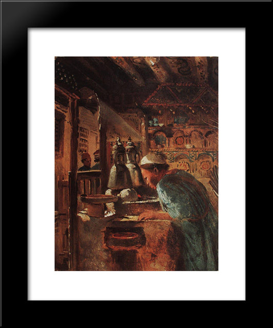 Cairo 20x24 Black Modern Wood Framed Art Print Poster by Makovsky, Konstantin