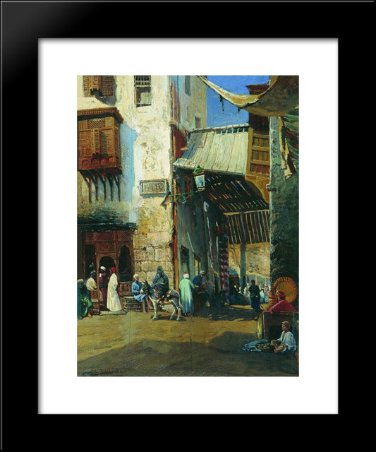 Cairo 20x24 Black Modern Wood Framed Art Print Poster by Makovsky, Konstantin