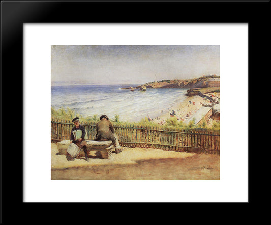 Landscape 20x24 Black Modern Wood Framed Art Print Poster by Makovsky, Konstantin