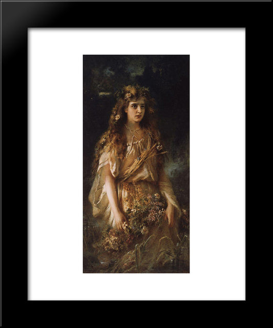 Portrait 20x24 Black Modern Wood Framed Art Print Poster by Makovsky, Konstantin