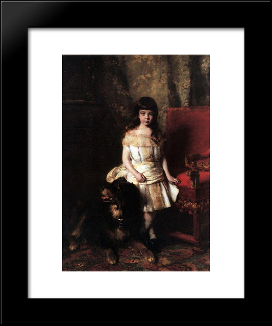 Portrait 20x24 Black Modern Wood Framed Art Print Poster by Makovsky, Konstantin