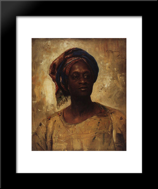 Portrait 20x24 Black Modern Wood Framed Art Print Poster by Makovsky, Konstantin
