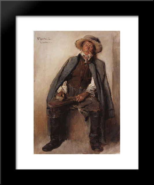 Portrait 20x24 Black Modern Wood Framed Art Print Poster by Makovsky, Konstantin