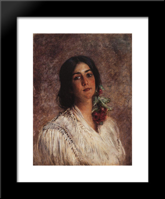 Portrait 20x24 Black Modern Wood Framed Art Print Poster by Makovsky, Konstantin