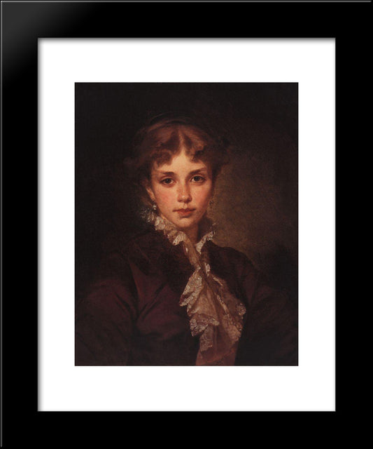 Portrait 20x24 Black Modern Wood Framed Art Print Poster by Makovsky, Konstantin