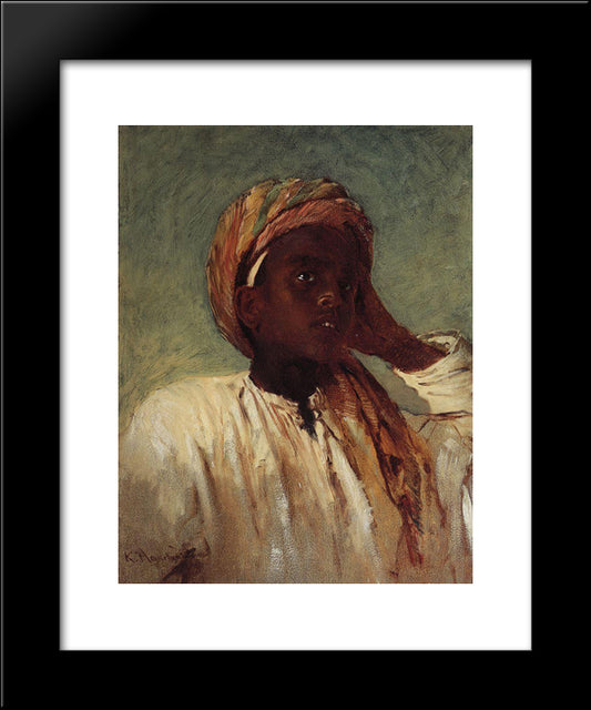 Portrait 20x24 Black Modern Wood Framed Art Print Poster by Makovsky, Konstantin