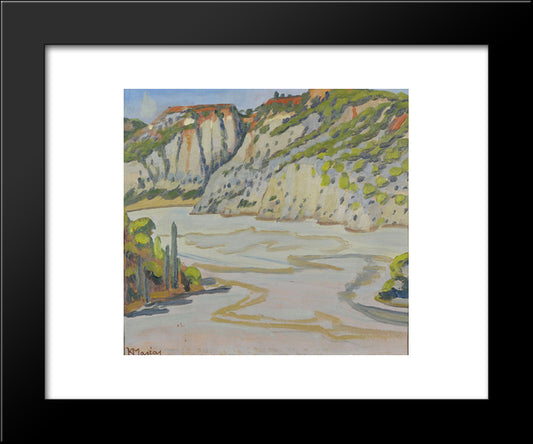 Landscape 20x24 Black Modern Wood Framed Art Print Poster by Maleas, Constantine